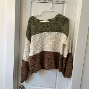 Alt’rd state 3 color fall sweater